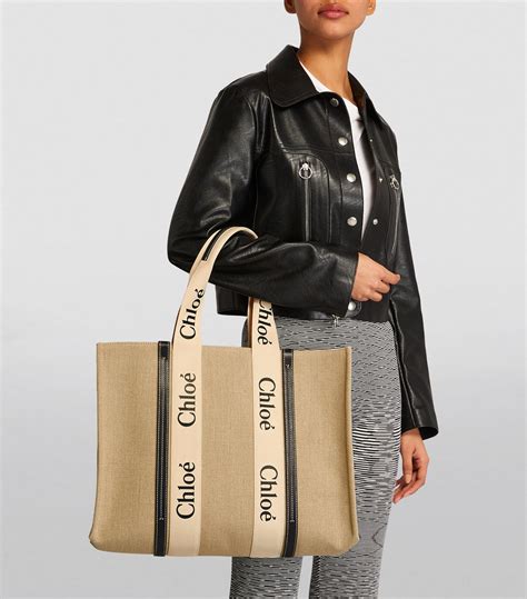 chloe woody bag sale|chloe large woody tote bag.